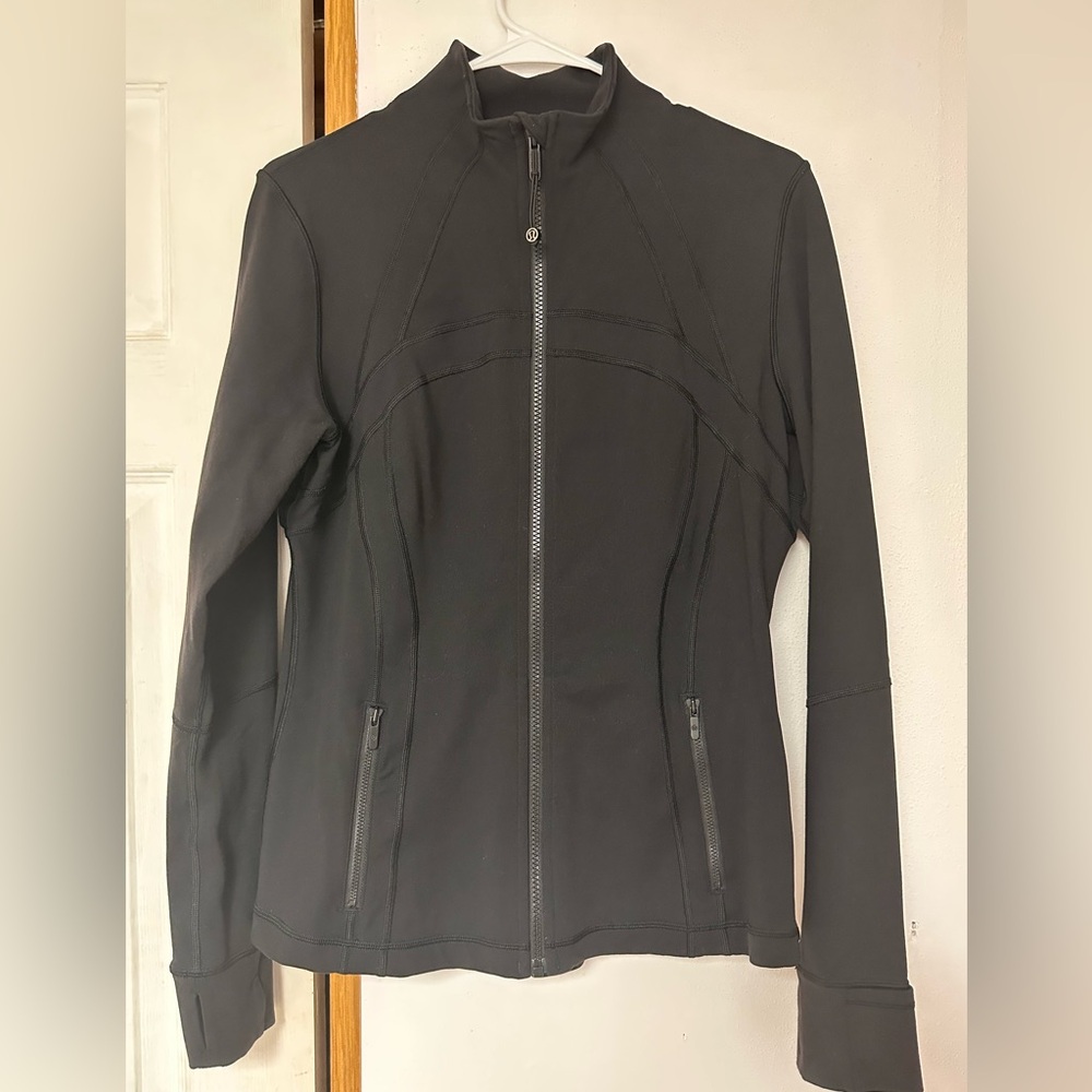 New Lululemon Define jacket, size 12, black